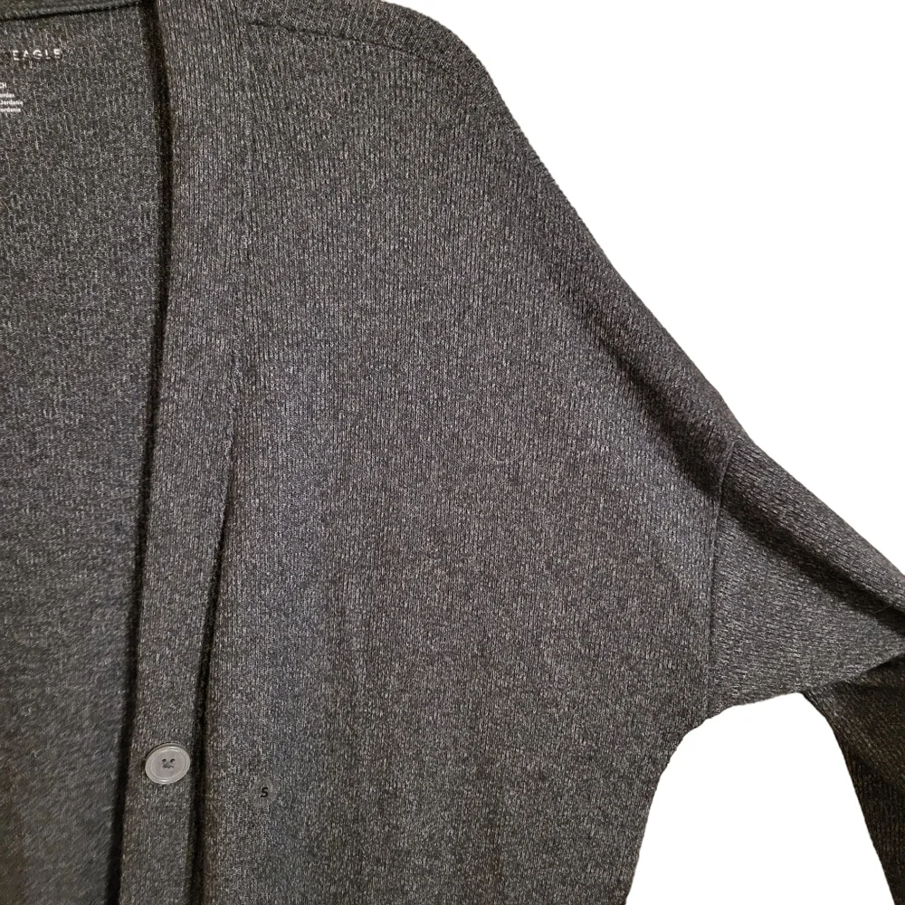 American Eagle NEW Oversized Gray Long  Cardigan